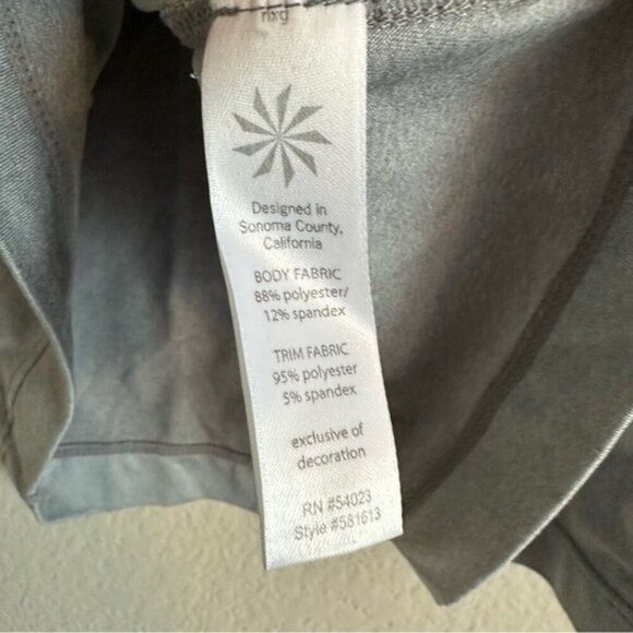 Athleta Womens Sz Small Heathered Gray Racerback Workout Activewear Tank Top - Picture 8 of 8